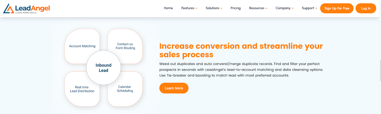 LeadAngel increase conversion