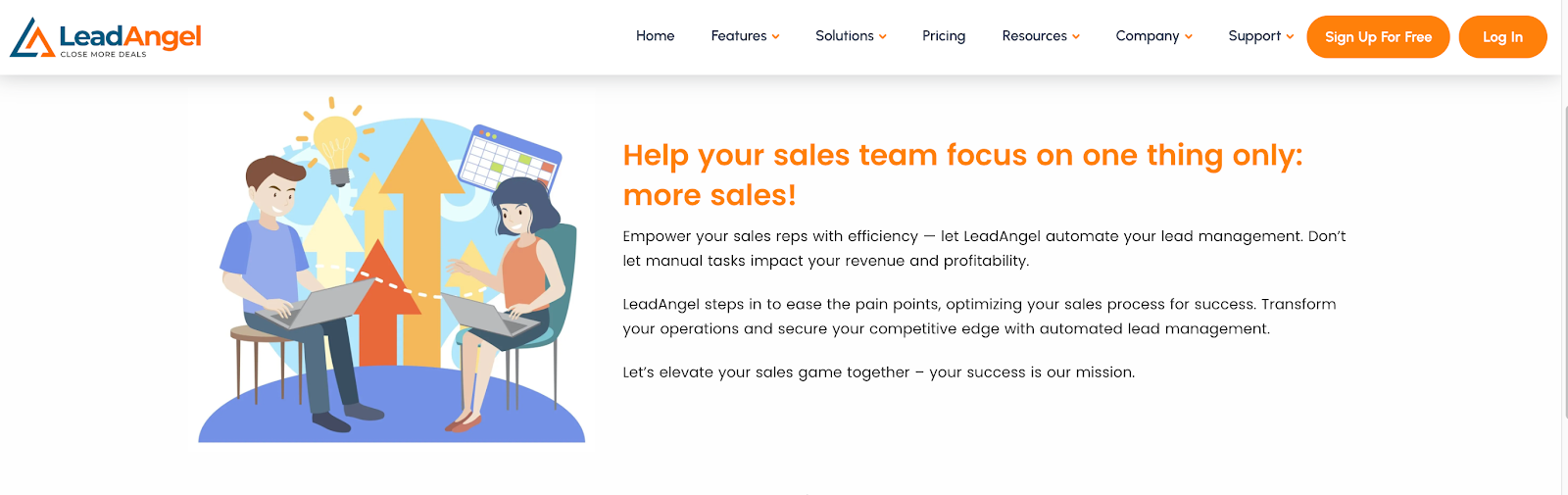 LeadAngel lead management