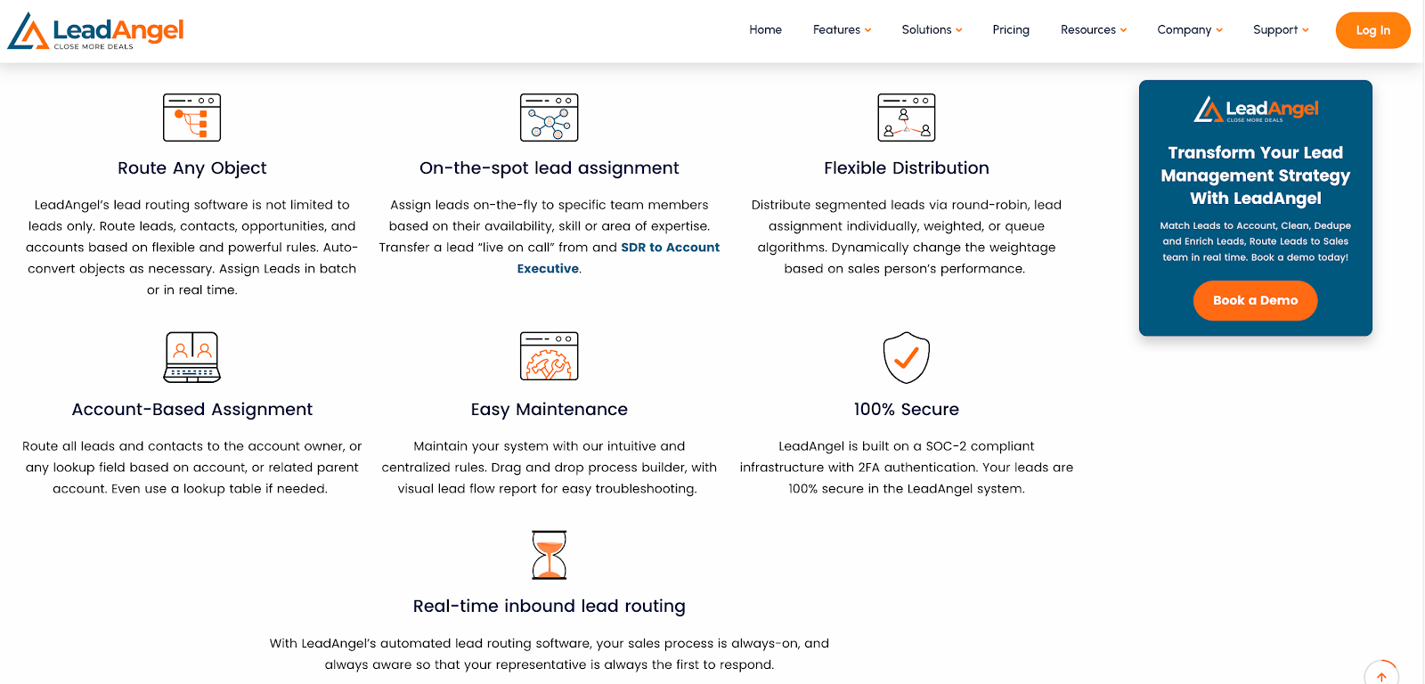 leadangel lead routing