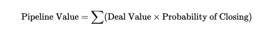 pipeline value formula