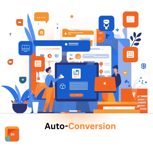 Auto-converts deduplicated leads into contacts, accounts, and opportunities.